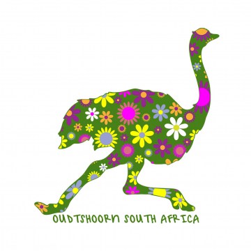 flower ostrich apron image